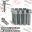 Show details for 20-Piece Set | Black | 12x1.5 Thread | 55mm Extended Shank | R13 Ball Seat | Wheel Lug Bolts | Fit Mercedes Audi Stock Wheels with 25-30mm Spacers Picture of 20-Piece Set | Black | 12x1.5 Thread | 55mm Extended Shank | R13 Ball Seat | Wheel Lug Bolts | Fit Mercedes Audi Stock Wheels with 25-30mm Spacers