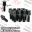 Show details for 10-Piece Set | Black | 12x1.5 Thread | 33mm Extended Shank | Cone Seat | Wheel Lug Bolts | Fit Mercedes Audi Aftermarket Wheels with 3-8mm Spacers Picture of 10-Piece Set | Black | 12x1.5 Thread | 33mm Extended Shank | Cone Seat | Wheel Lug Bolts | Fit Mercedes Audi Aftermarket Wheels with 3-8mm Spacers