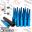 Show details for 20-Piece Set | 4.5” Tall | Blue | 12x1.5 Thread | 3/4” Hex Drive Drive | Spike Lug Nuts | Plus Security Socket Picture of 20-Piece Set | 4.5” Tall | Blue | 12x1.5 Thread | 3/4” Hex Drive Drive | Spike Lug Nuts | Plus Security Socket