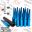 Show details for 28-Piece Set | 4.5” Tall | Blue | 14x2 Thread | 3/4” Hex Drive Drive | Spike Lug Nuts | Plus Security Socket Picture of 28-Piece Set | 4.5” Tall | Blue | 14x2 Thread | 3/4” Hex Drive Drive | Spike Lug Nuts | Plus Security Socket