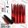 Show details for 24-Piece Set | 6” Extra Tall | Red | 1/2-20 Thread | 3/4” Hex Drive Drive | Spike Lug Nuts | Plus Security Socket Picture of 24-Piece Set | 6” Extra Tall | Red | 1/2-20 Thread | 3/4” Hex Drive Drive | Spike Lug Nuts | Plus Security Socket