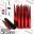 Show details for 32-Piece Set | 6” Extra Tall | Red | 14x1.5 Thread | 3/4” Hex Drive Drive | Spike Lug Nuts | Plus Security Socket Picture of 32-Piece Set | 6” Extra Tall | Red | 14x1.5 Thread | 3/4” Hex Drive Drive | Spike Lug Nuts | Plus Security Socket