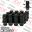 Show details for Wholesales | 50-Piece Box | Black | 14x1.5 Thread | 6 Spline Tuner Locker | Extended Thread (ET) Style | Wheel Lug Nuts Picture of Wholesales | 50-Piece Box | Black | 14x1.5 Thread | 6 Spline Tuner Locker | Extended Thread (ET) Style | Wheel Lug Nuts