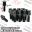 Show details for Wholesales | 100-Piece Box | Black | 12x1.25 Thread | 33mm Extended Shank | Cone Seat | Wheel Lug Bolts with 3-8mm Spacers Picture of Wholesales | 100-Piece Box | Black | 12x1.25 Thread | 33mm Extended Shank | Cone Seat | Wheel Lug Bolts with 3-8mm Spacers