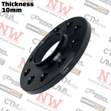 Show details for Wholesales | 10-Piece Box | 10mm Thick | 5x120mm | HubCentric Wheel Spacers | 72.56mm Center Bore | Fit BMW Mini Rolls-Royce Picture of Wholesales | 10-Piece Box | 10mm Thick | 5x120mm | HubCentric Wheel Spacers | 72.56mm Center Bore | Fit BMW Mini Rolls-Royce