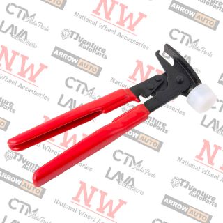 Picture of 1-Piece | Wheel Weight Hammer Plier | Clip-on Wheel Weight Remover | Tire Balancer Weight Tool