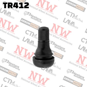 Show details for Wholesales | 100-Piece | Tire Valve Stem Snap-In Short Rubber Tubeless | ATV/UTV/Motocycle/Garden Tractor/Lawn Mower/Golf Car | Part# TR412 Picture of Wholesales | 100-Piece | Tire Valve Stem Snap-In Short Rubber Tubeless | ATV/UTV/Motocycle/Garden Tractor/Lawn Mower/Golf Car | Part# TR412