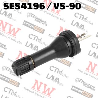 Picture of Wholesales | 250-Piece | TPMS Tire Pressure Monitoring System Snap In Sensor Valve Stem | Part# SE54196 VS-90