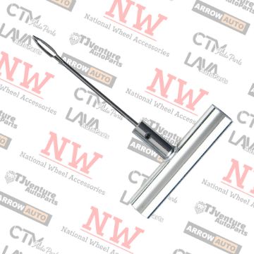 Show details for 1-Piece | Slit Eye Insertion Needle for Tubeless Wheel Patches | T-Handle | Metal Made Picture of 1-Piece | Slit Eye Insertion Needle for Tubeless Wheel Patches | T-Handle | Metal Made
