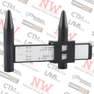 Picture of 1-Piece | Wheel and Hub Bolt Pattern (PCD) Measurement Gauge Tool