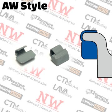 Show details for Wholesales | 4-Boxes | Grey | AW Style | 0.25 oz | Clip-on Balance Wheel Weights | Lead-Free | 25Pcs Each Box Picture of Wholesales | 4-Boxes | Grey | AW Style | 0.25 oz | Clip-on Balance Wheel Weights | Lead-Free | 25Pcs Each Box