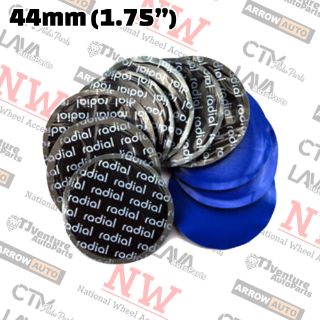 Picture of Wholesales | 100-Piece | 1.75”(44mm) Diameter | Round Radial Tire Patches | Strong Adhesive Universal Application