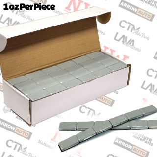 Picture of Wholesales | 8-Boxes | Grey | 1oz Balance Wheel Weights | Strong Premium Stick-on Adhesive Tape | Lead-Free | 90 Pcs Each Box