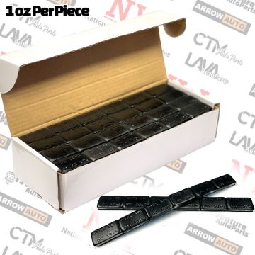 Show details for 1-Box | Black | 1oz Balance Wheel Weights | Strong Premium Stick-on Adhesive Tape | Lead-Free | 144 Pcs Each Box Picture of 1-Box | Black | 1oz Balance Wheel Weights | Strong Premium Stick-on Adhesive Tape | Lead-Free | 144 Pcs Each Box