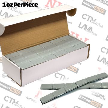 Show details for 1-Box | Grey | 1oz Balance Wheel Weights | Strong Premium Stick-on Adhesive Tape | Lead-Free | 144 Pcs Each Box Picture of 1-Box | Grey | 1oz Balance Wheel Weights | Strong Premium Stick-on Adhesive Tape | Lead-Free | 144 Pcs Each Box