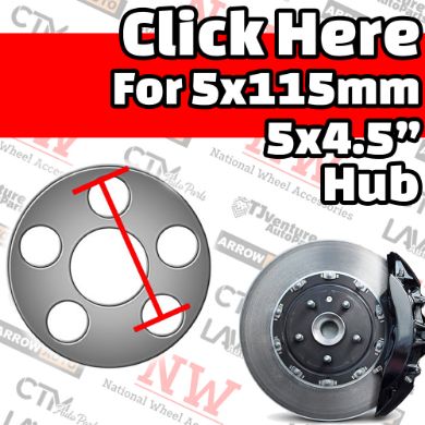 Picture for category Fit to 5x4.5” (5x114.3mm, 5x115mm) Hub