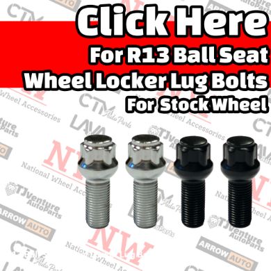 Show products in category Locker Lug Bolts with Key For Stock Wheel Picture for category Locker Lug Bolts with Key For Stock Wheel