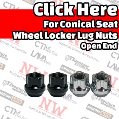 Show products in category Bulge Acorn Locker Open End Lug Nuts with Key Picture for category Bulge Acorn Locker Open End Lug Nuts with Key